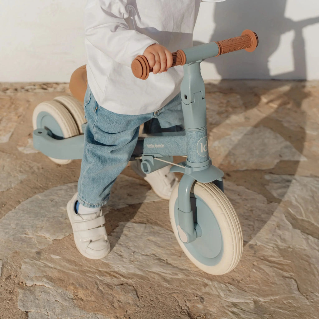 Little Dutch - Triciclo 4 in 1 color bianco sporco