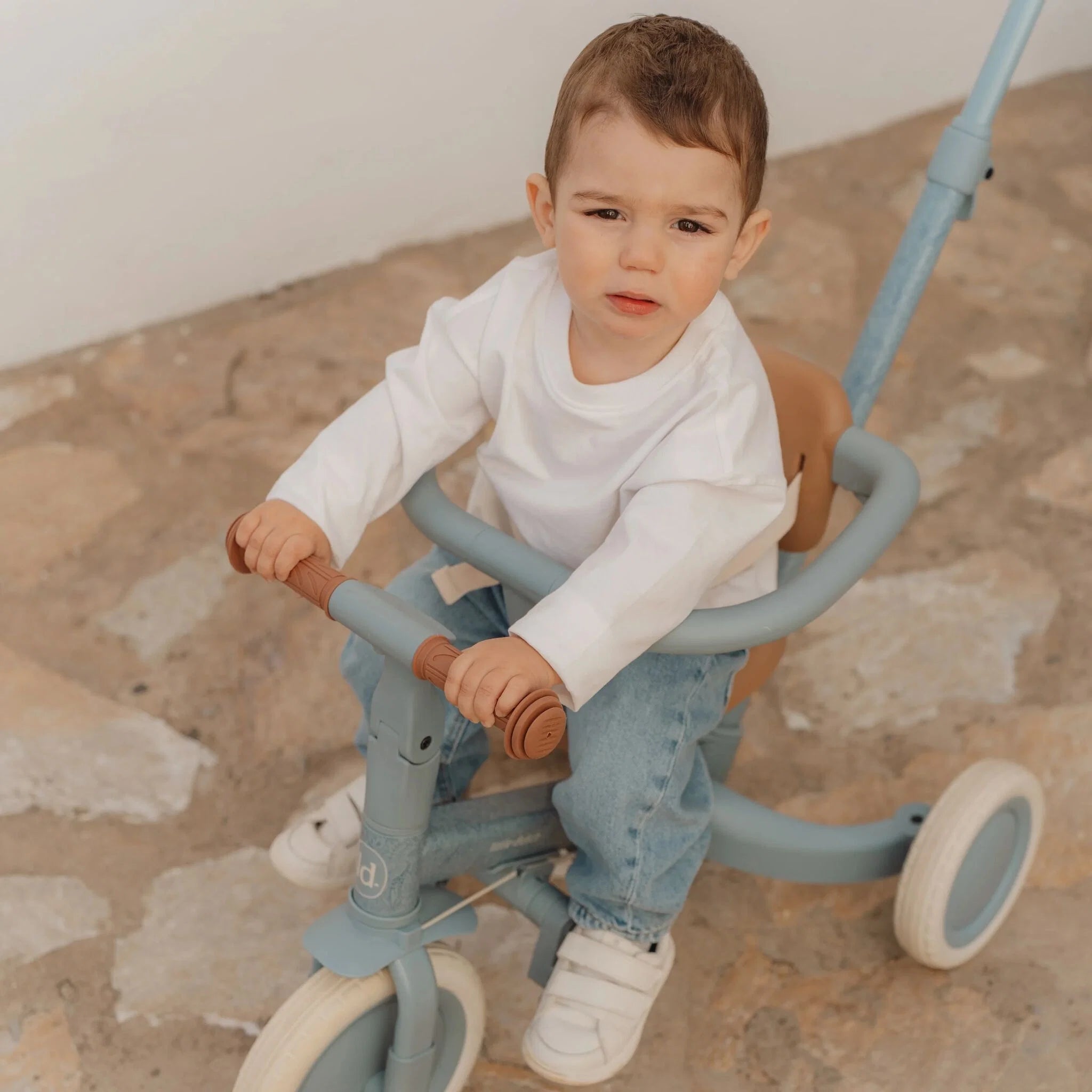 Little Dutch - Triciclo 4 in 1 color bianco sporco