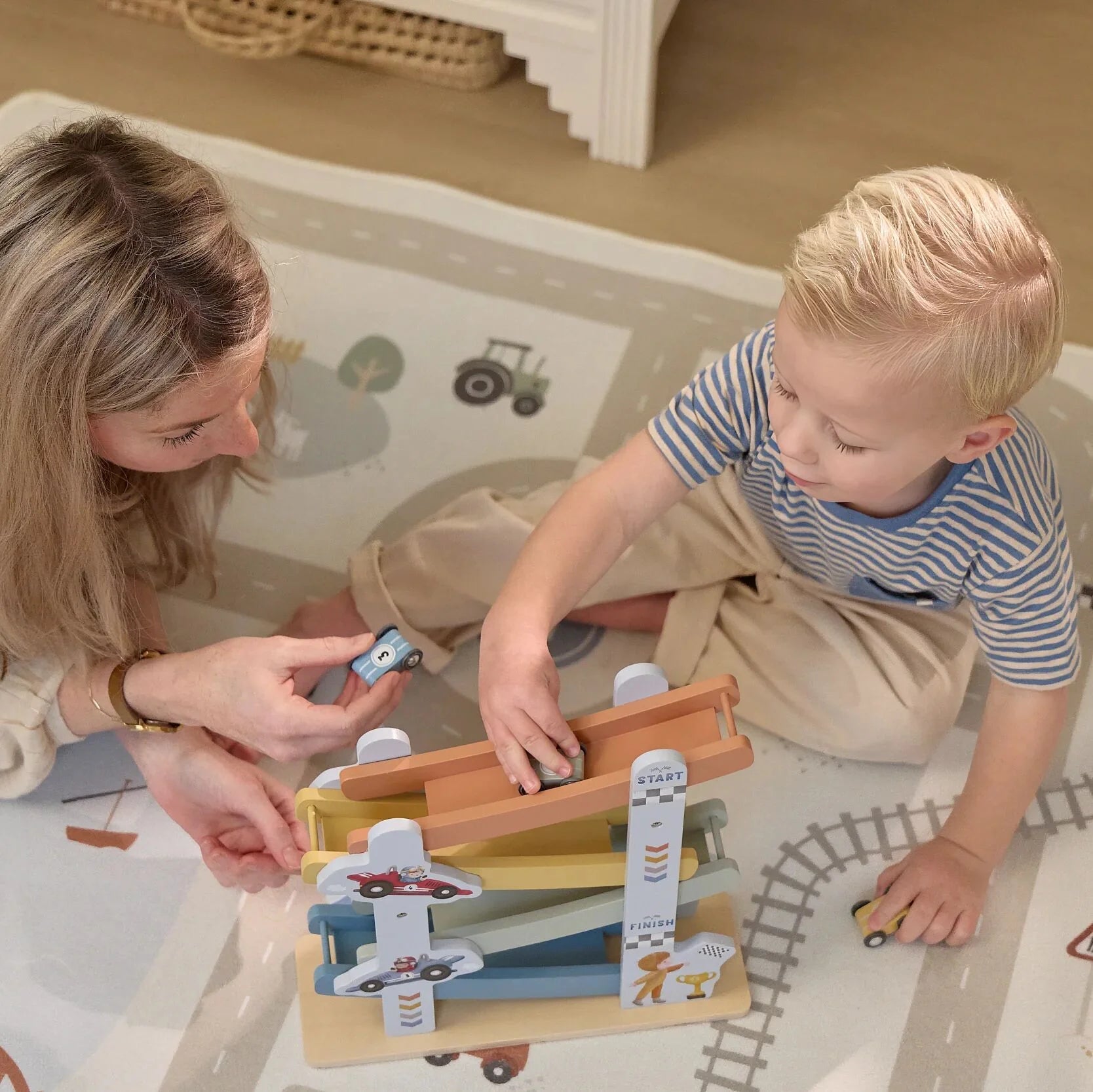 Little Dutch -Scivolo con macchinine Blu