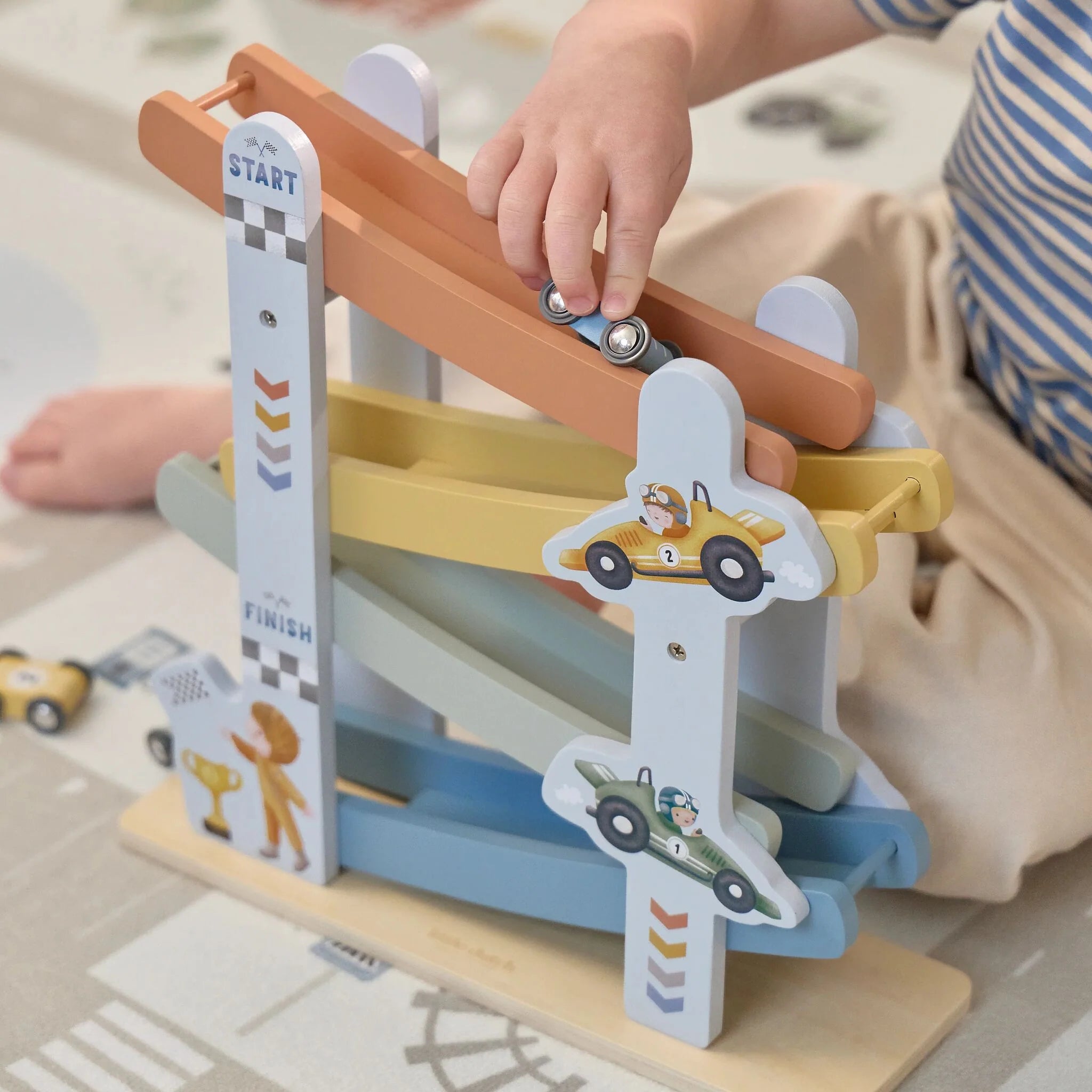 Little Dutch -Scivolo con macchinine Blu