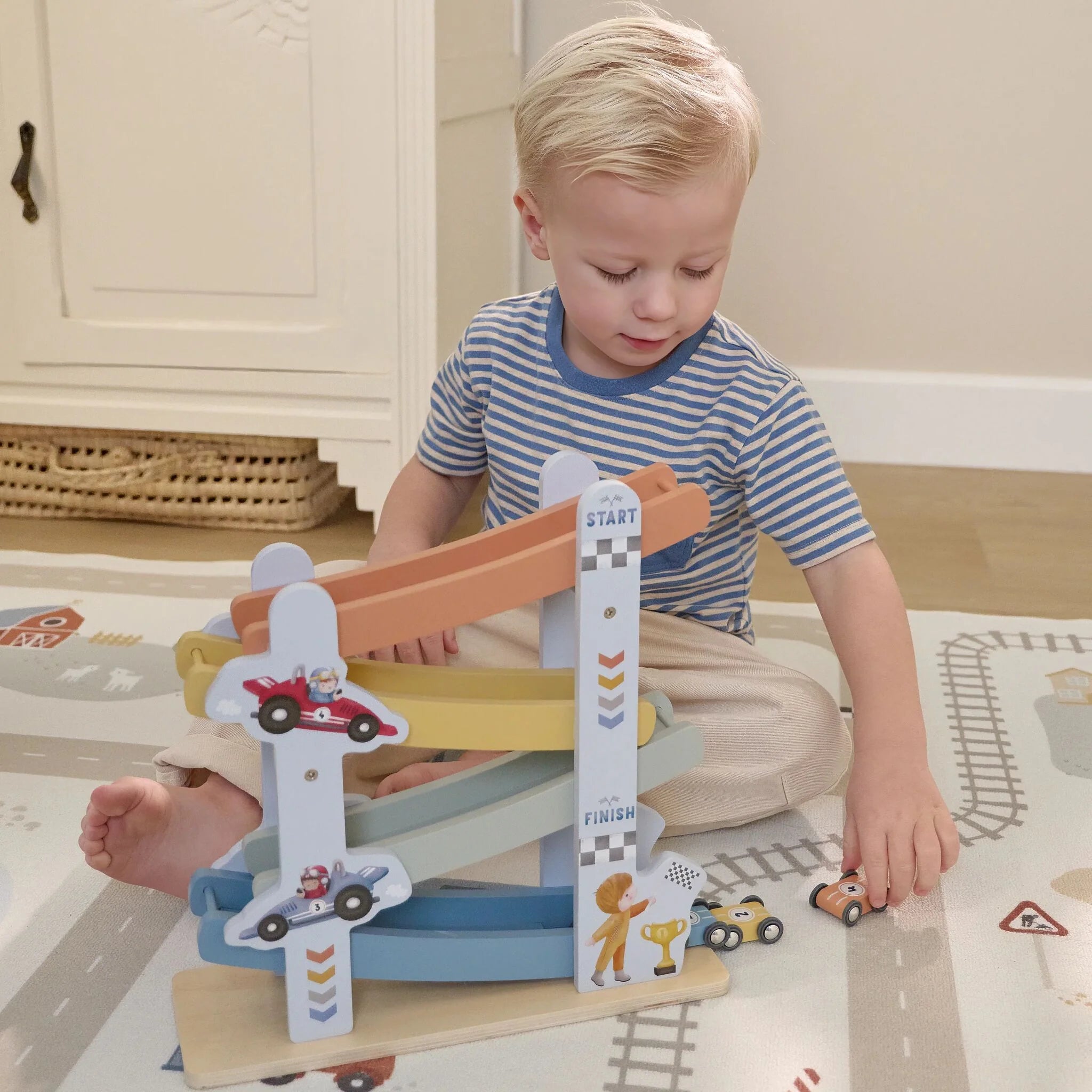 Little Dutch -Scivolo con macchinine Blu