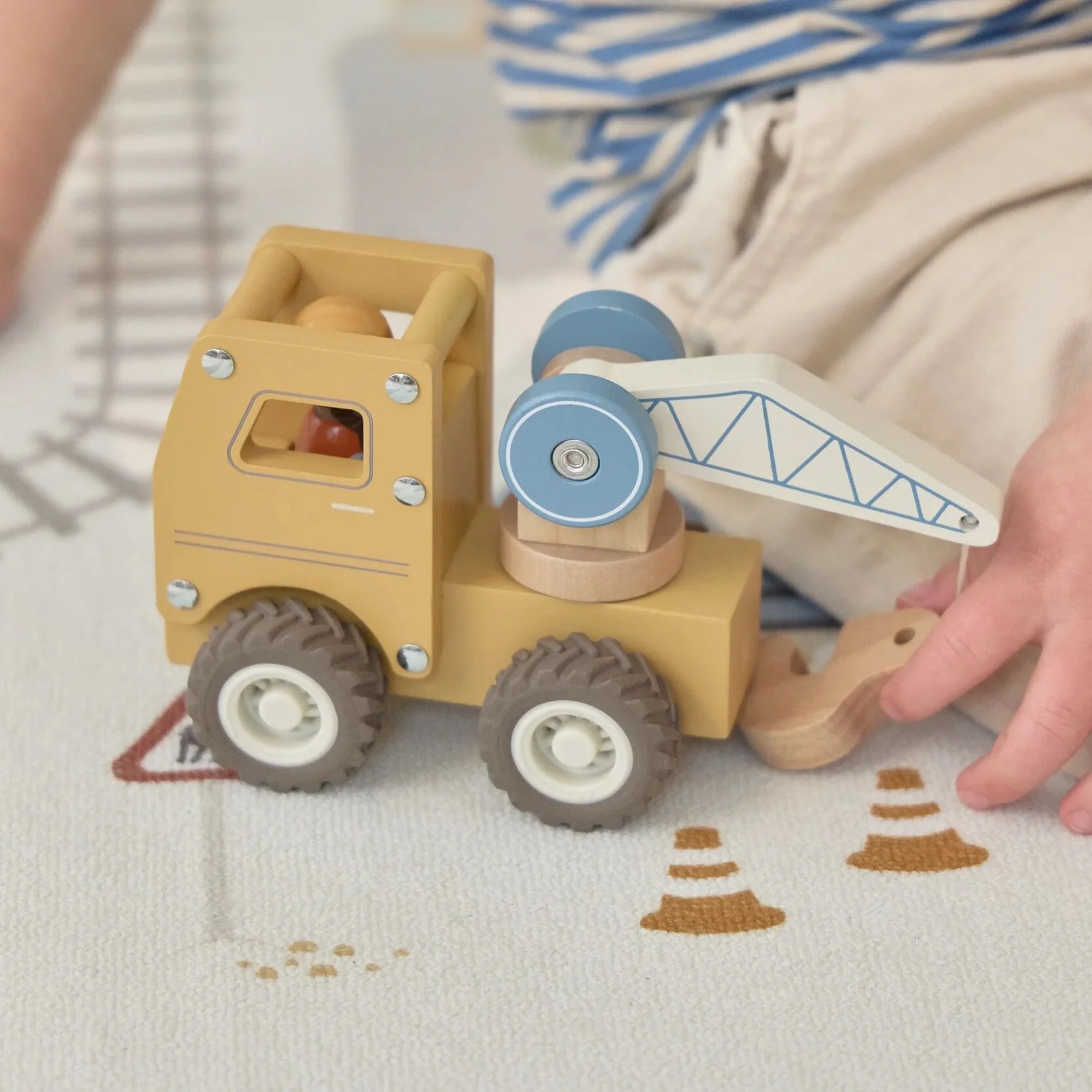 Little Dutch -Tappetino da gioco per macchinine - Beige