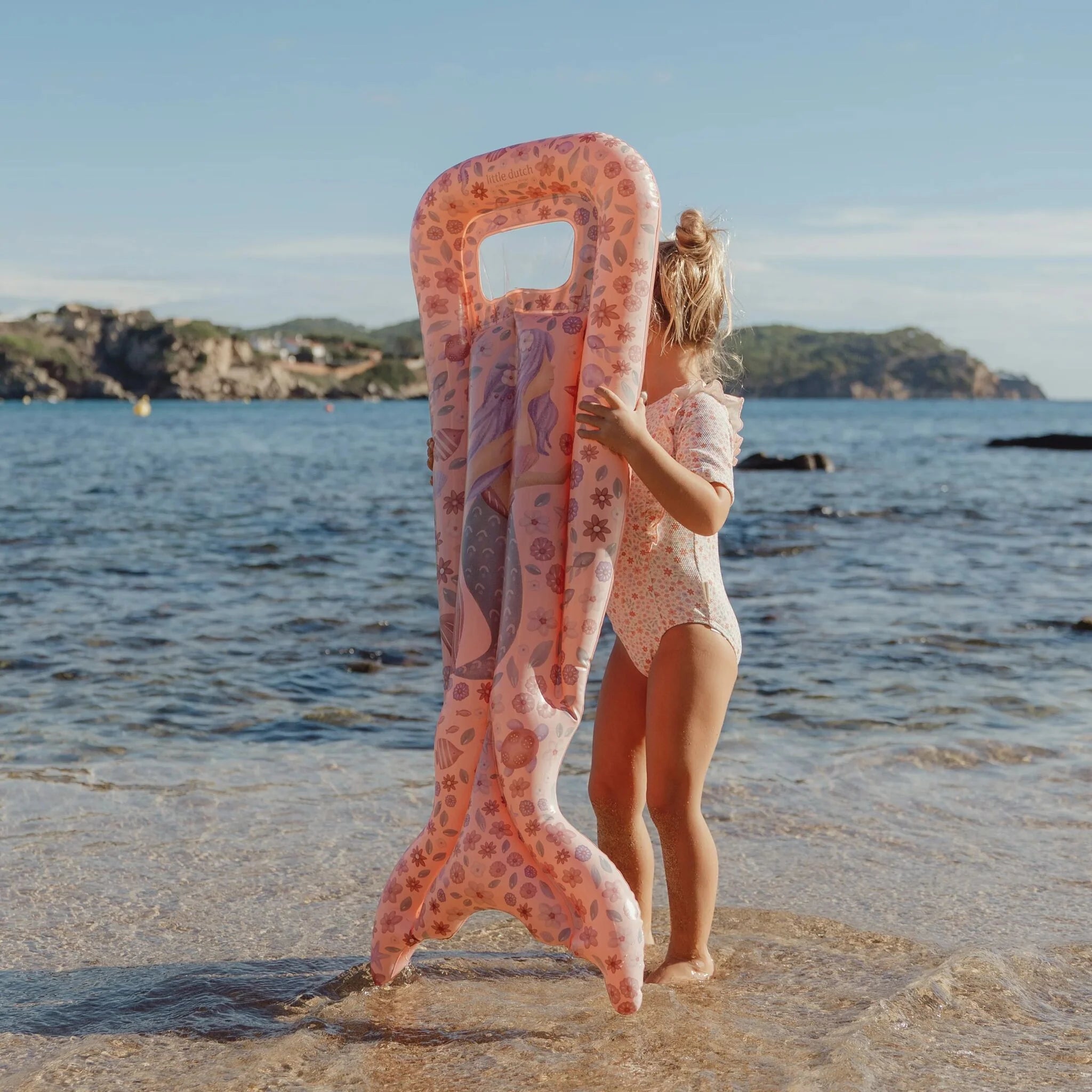 Little Dutch - Materassino gonfiabile - Rosa - Sirena da sogno