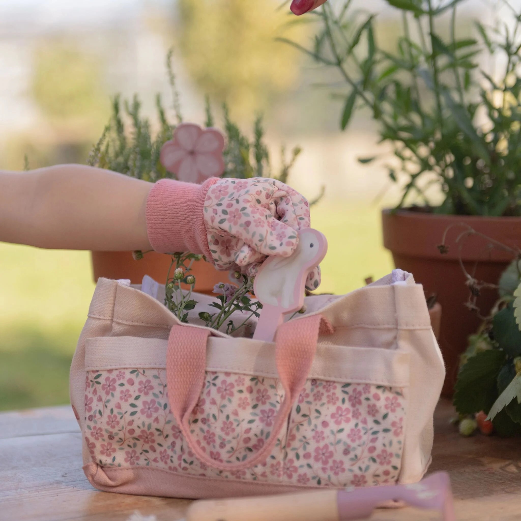 Little Dutch - Set regalo da giardino - 10 pezzi - Rosa