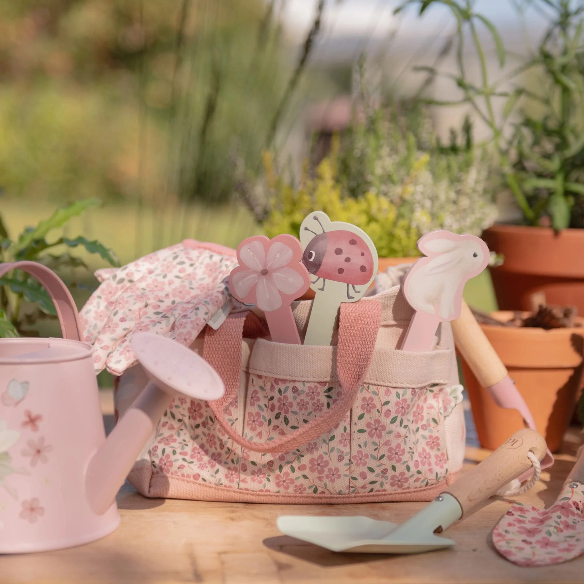 Little Dutch - Set regalo da giardino - 10 pezzi - Rosa
