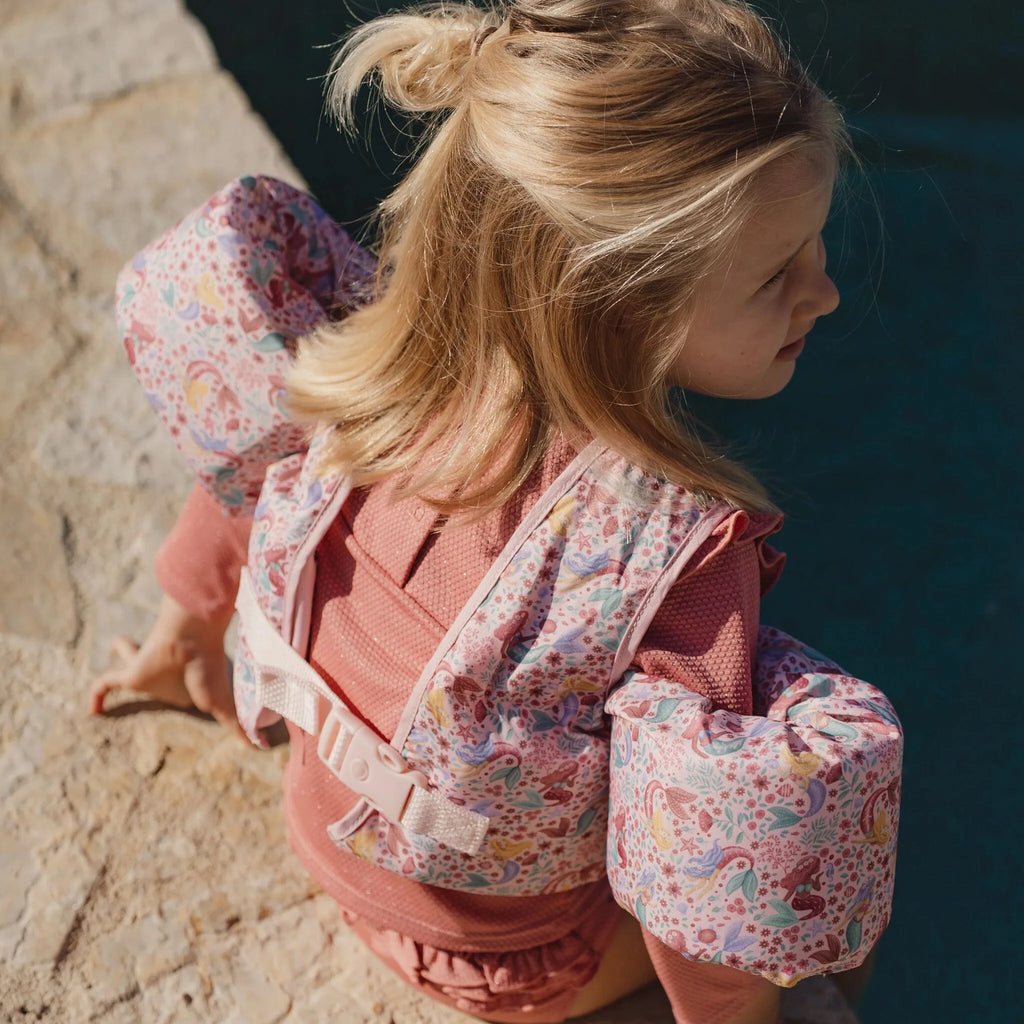 Little Dutch - Gilet Con Braccioli  -rosa