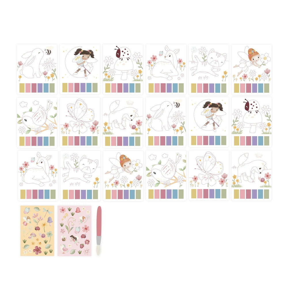 Little Dutch-Set Di Pittura Ad Acqua Rosa