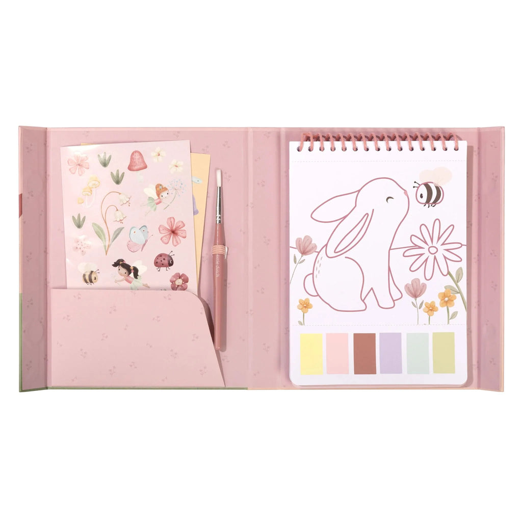 Little Dutch-Set Di Pittura Ad Acqua Rosa
