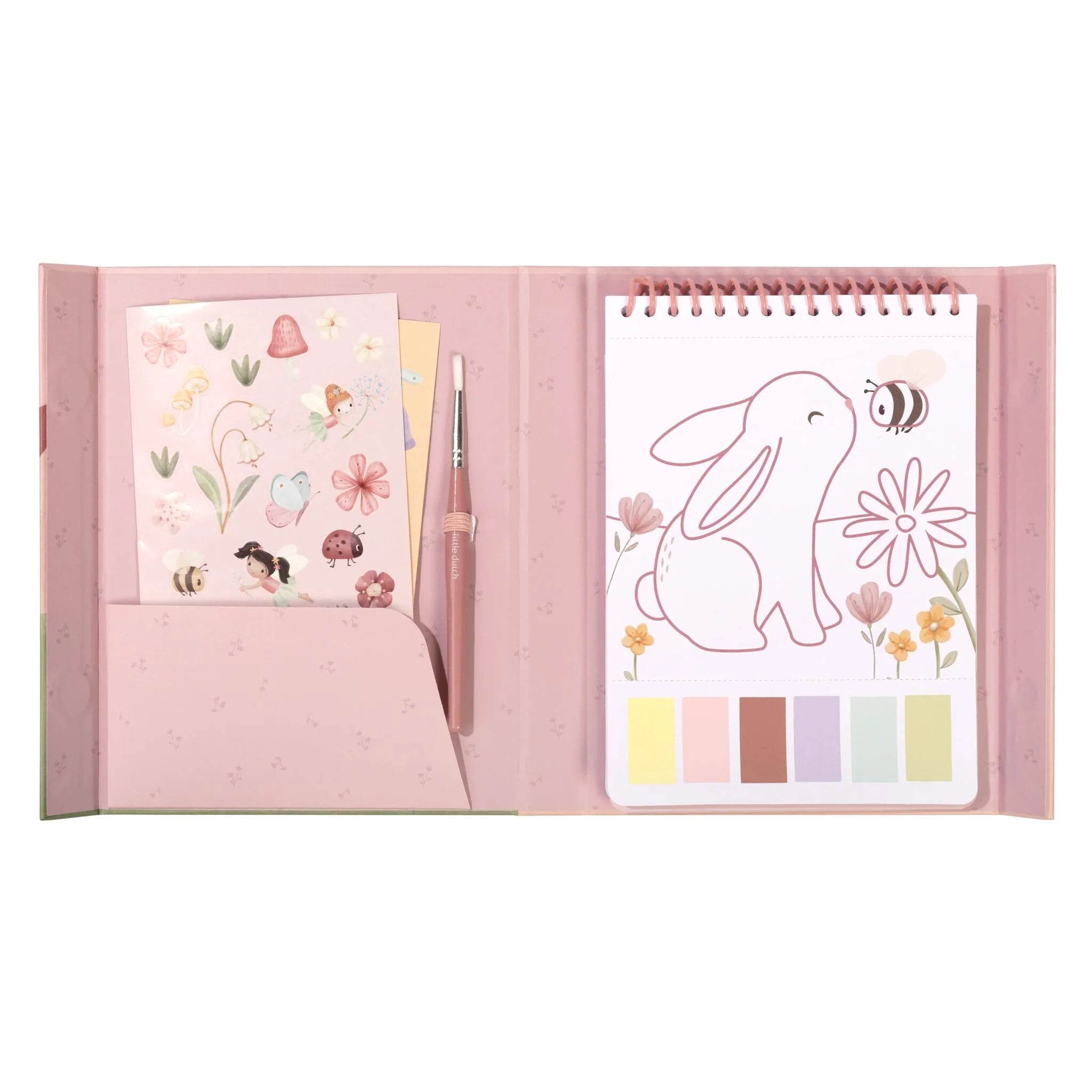 Little Dutch-Set Di Pittura Ad Acqua Rosa