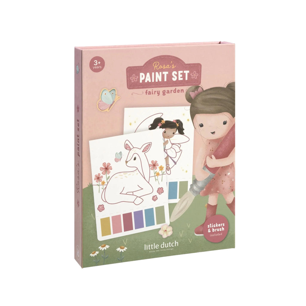 Little Dutch-Set Di Pittura Ad Acqua Rosa