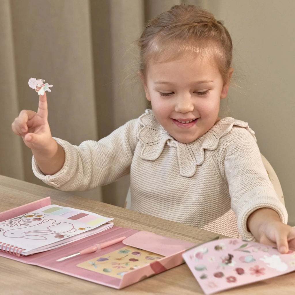 Little Dutch-Set Di Pittura Ad Acqua Rosa