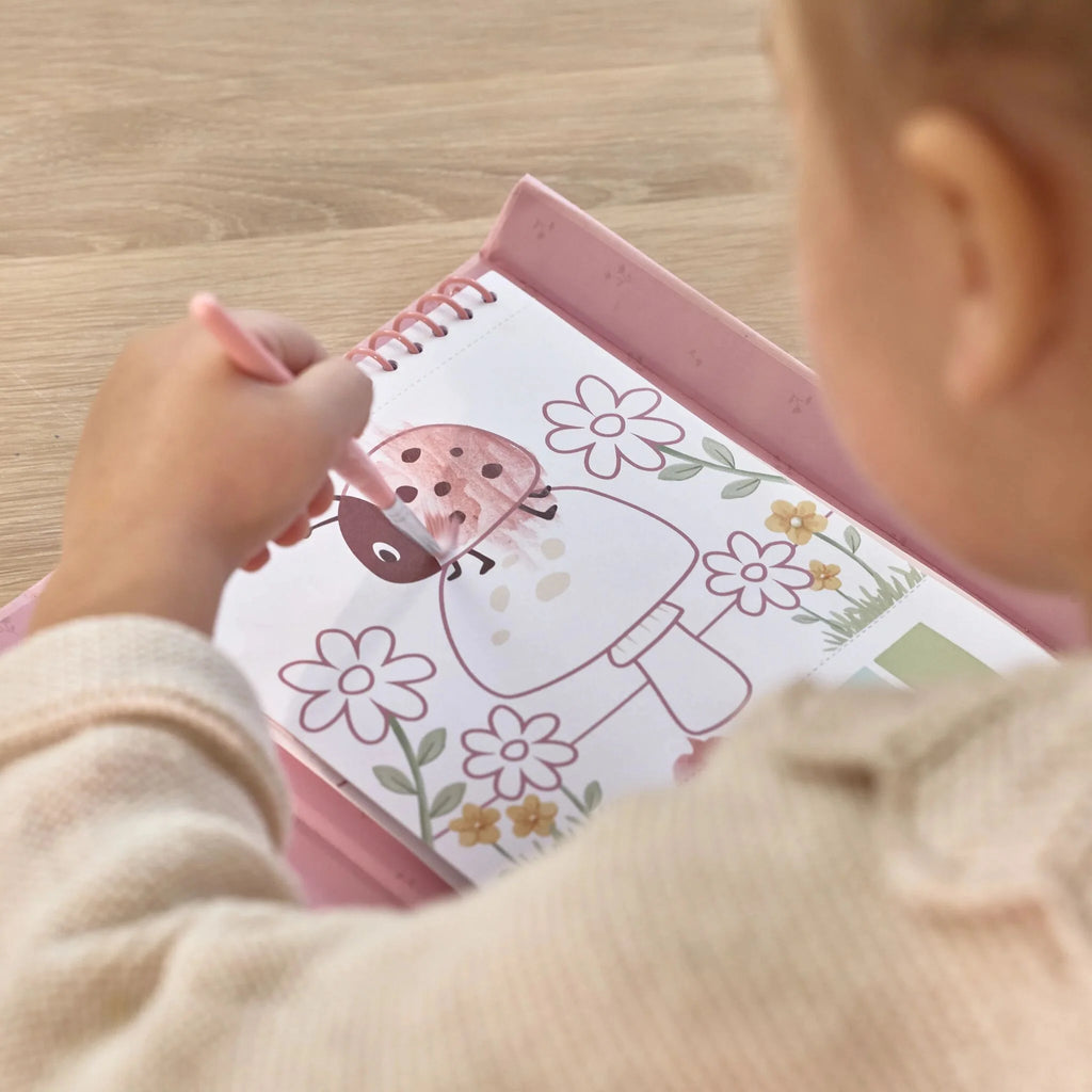 Little Dutch-Set Di Pittura Ad Acqua Rosa