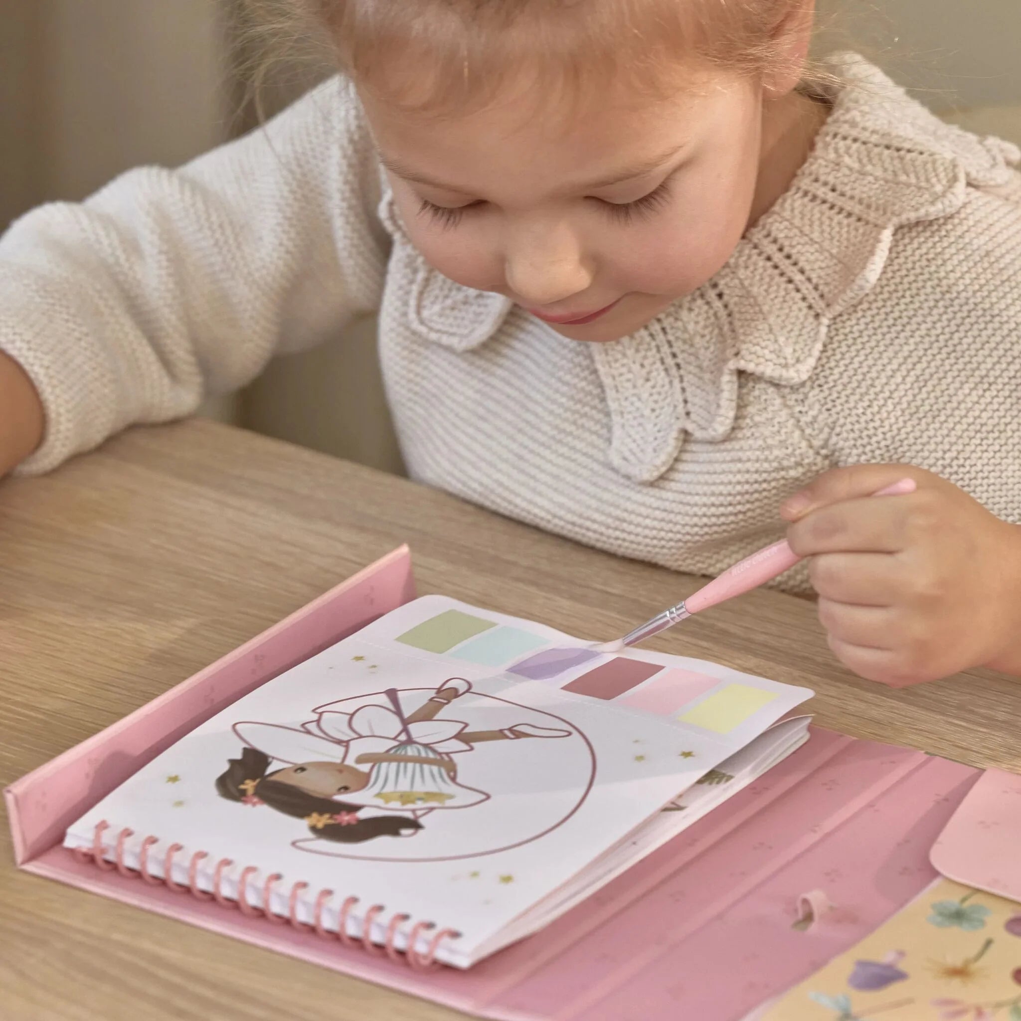 Little Dutch-Set Di Pittura Ad Acqua Rosa