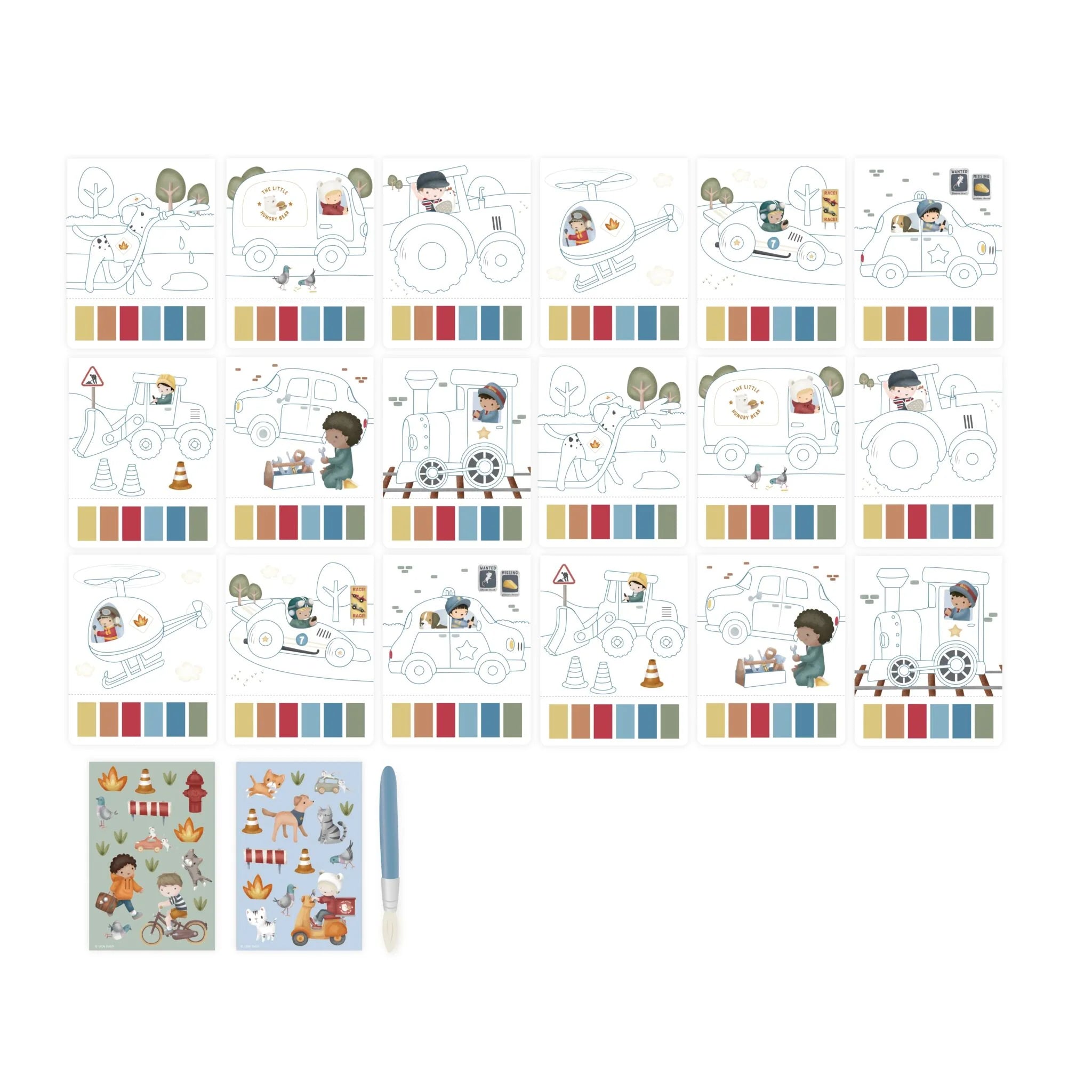 Little Dutch-Set Di Pittura Ad Acqua Jim