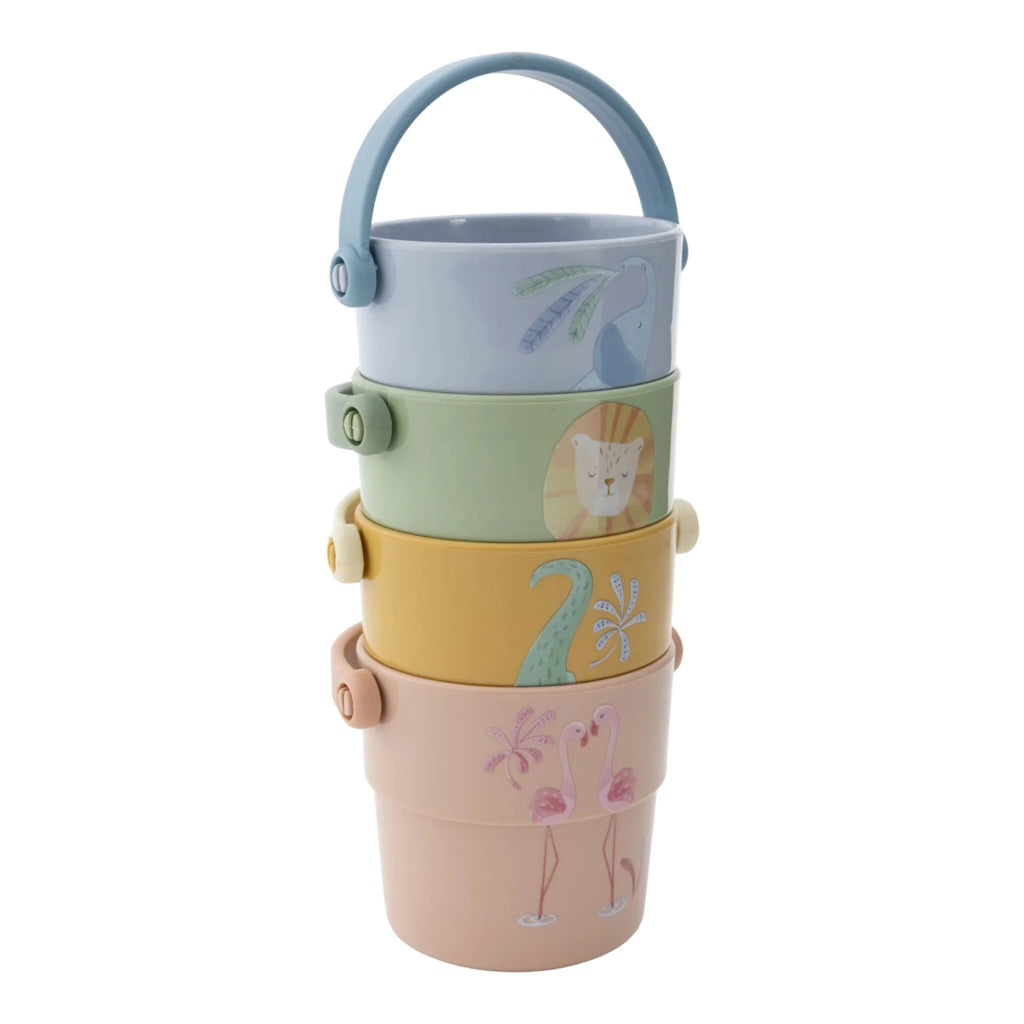 Little Dutch -Bicchieri da bagno Safari Frieds