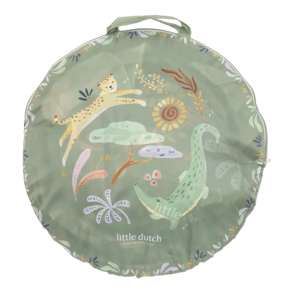 Little Dutch - Tenda Da Gioco Con Tunnel-Safari Friends