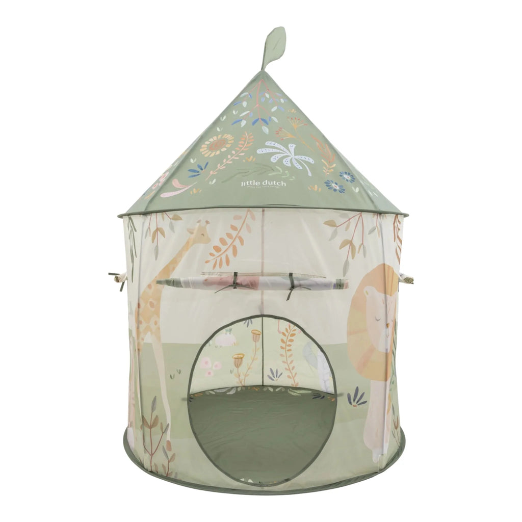 Little Dutch - Tenda Da Gioco Con Tunnel-Safari Friends