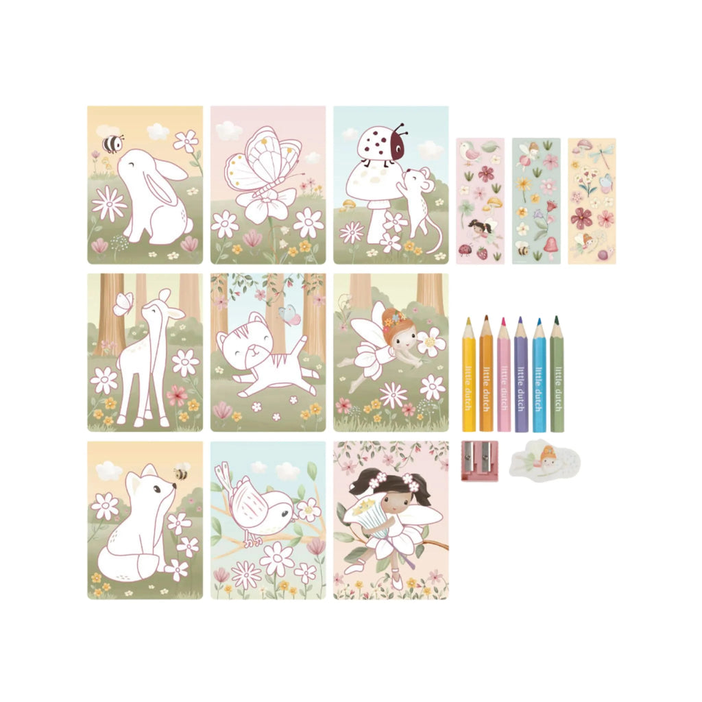 Little Dutch-Libro da colorare - Rosa