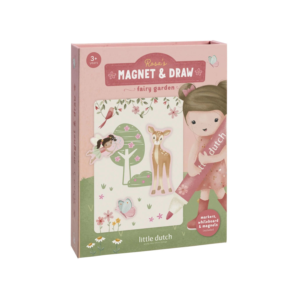 Little Dutch-Libro Magnetico Rosa