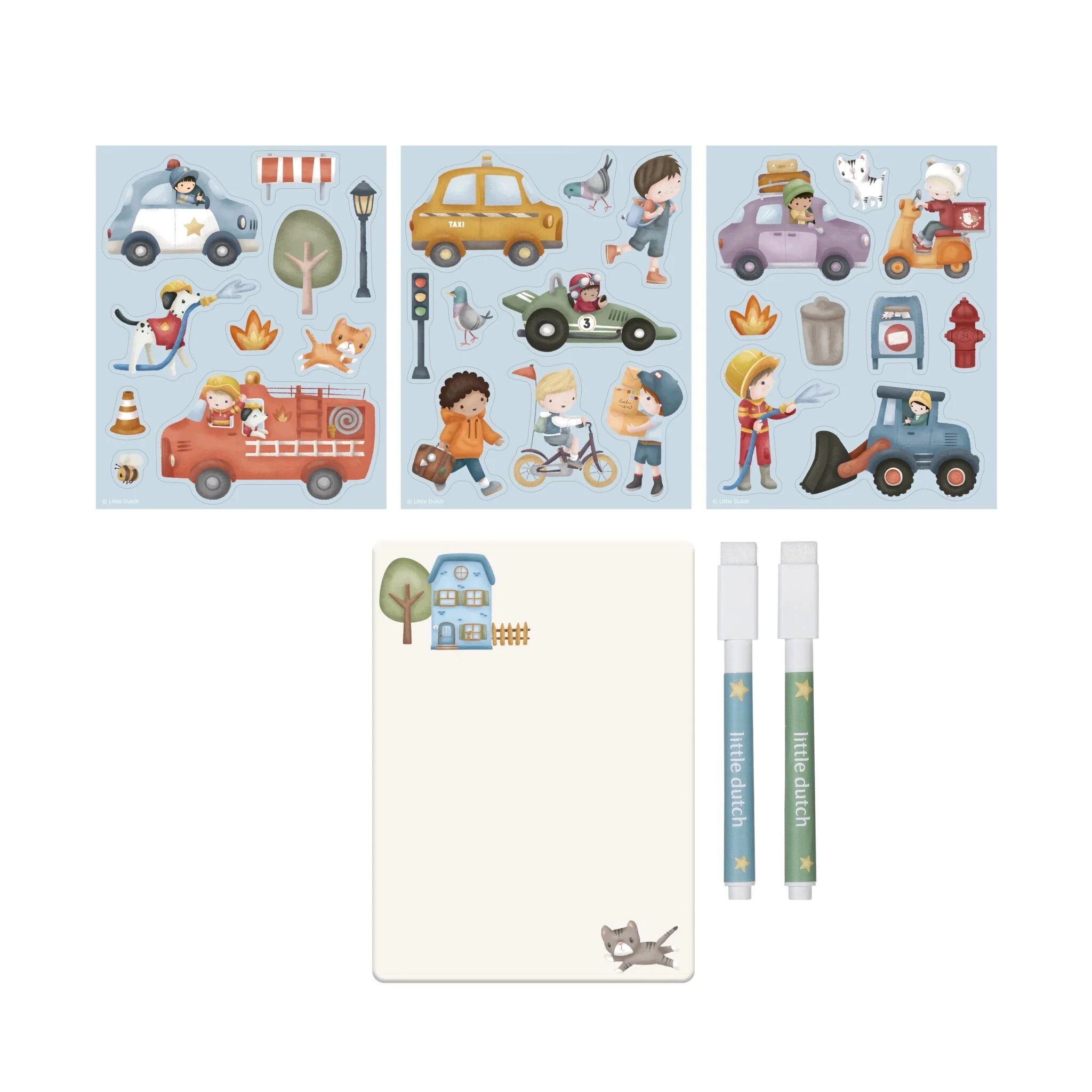 Little Dutch-Libro Magnetico Veicoli