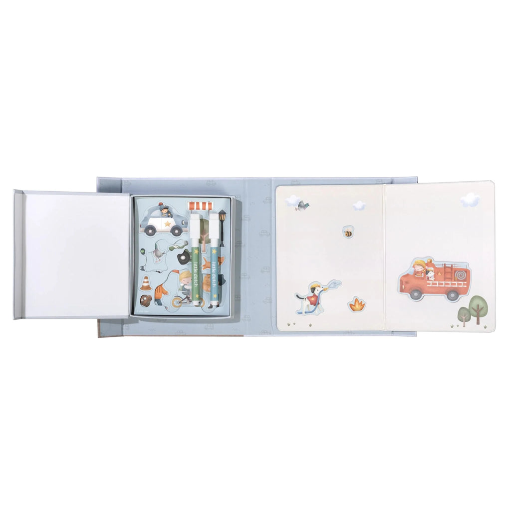 Little Dutch-Libro Magnetico Veicoli