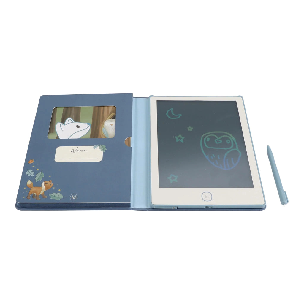 Little Dutch- Mini lavagna Da Disegno -Blu Amici Della Foresta