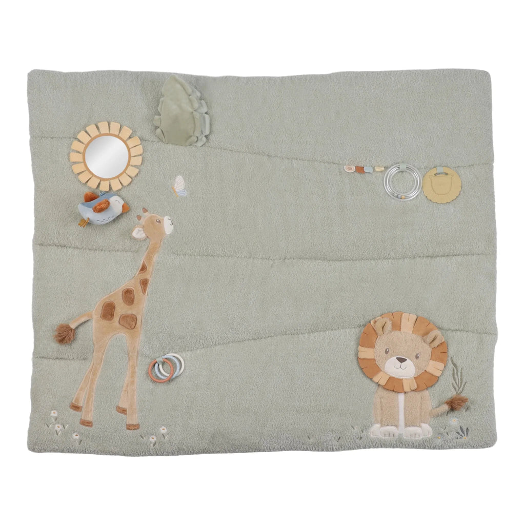 Little Dutch - Tappeto da Gioco –Verde Safari Friends