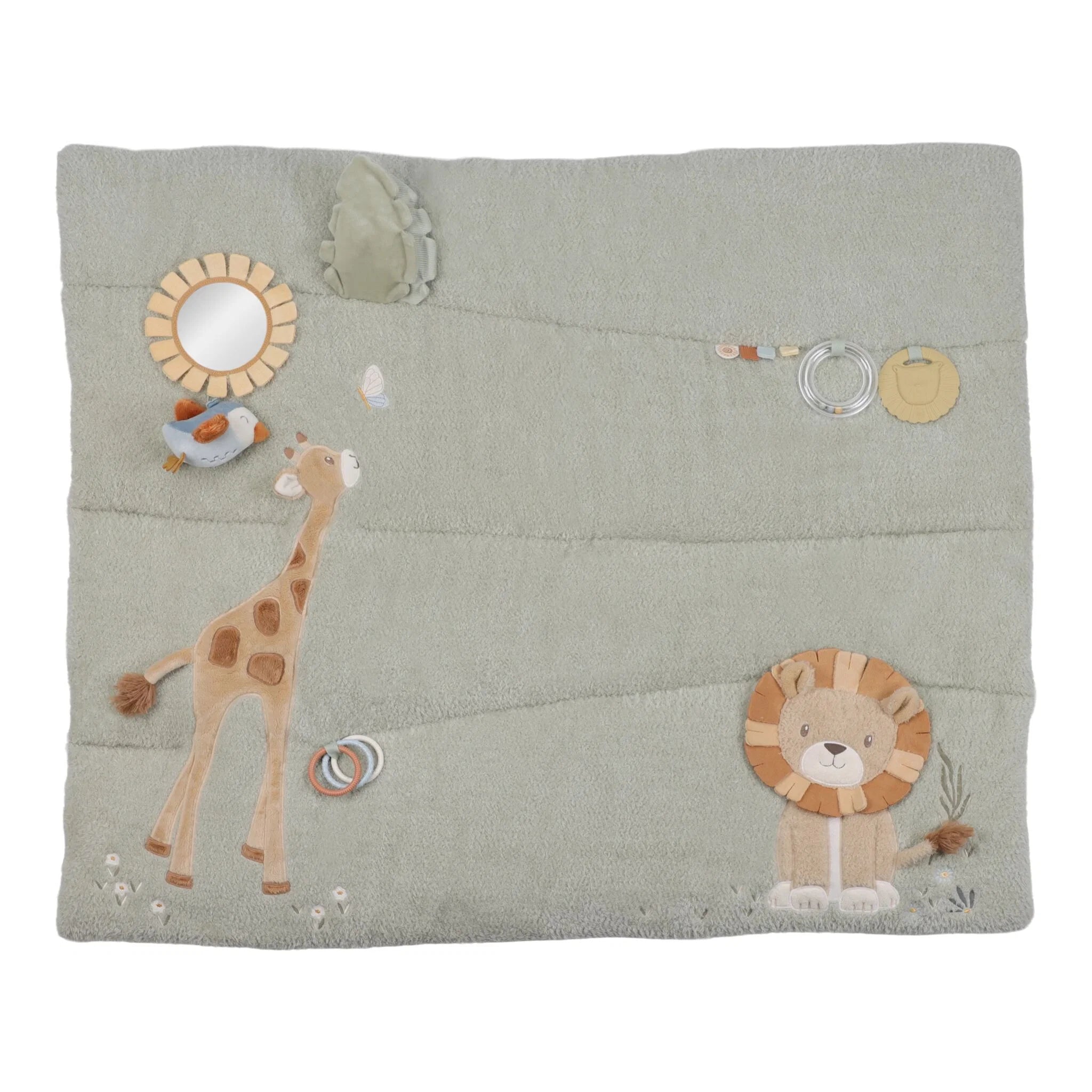 Little Dutch - Tappeto da Gioco –Verde Safari Friends