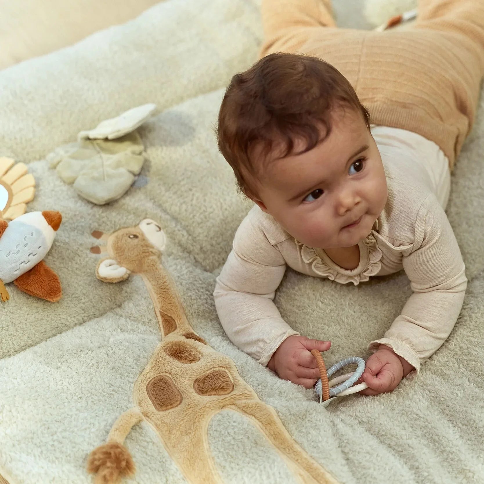 Little Dutch - Tappeto da Gioco –Verde Safari Friends