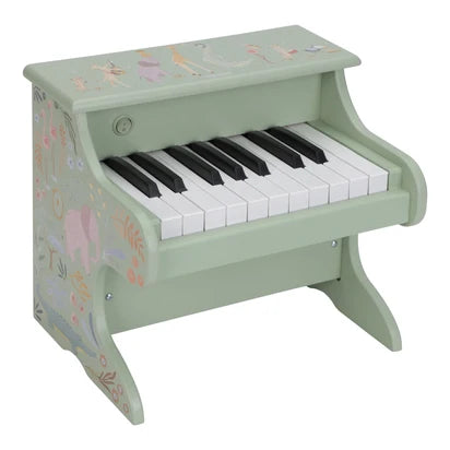 Little Dutch- Pianoforte in legno - Verde - Safari Friends