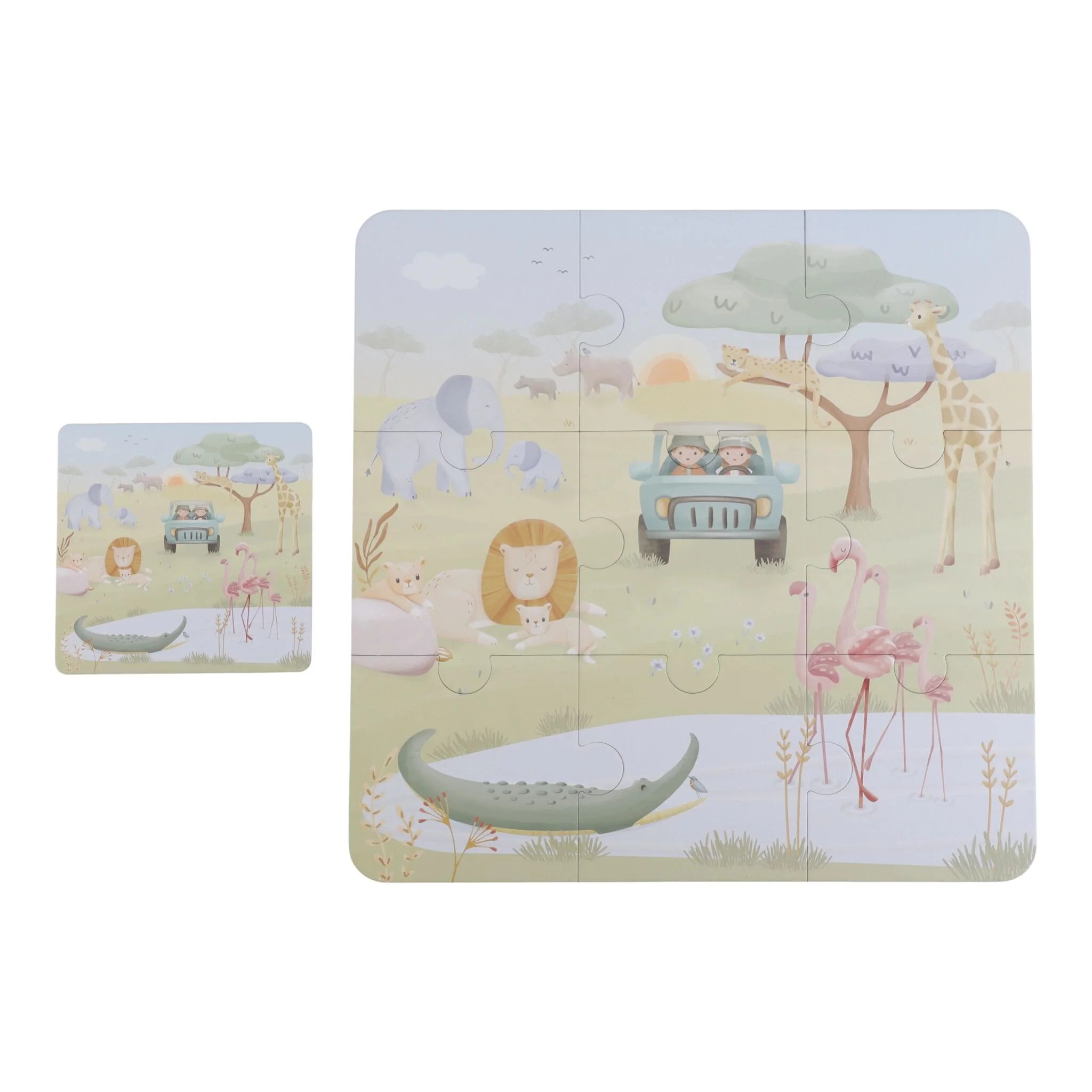 Little Dutch - Puzzle  6 In ! Savana Friends