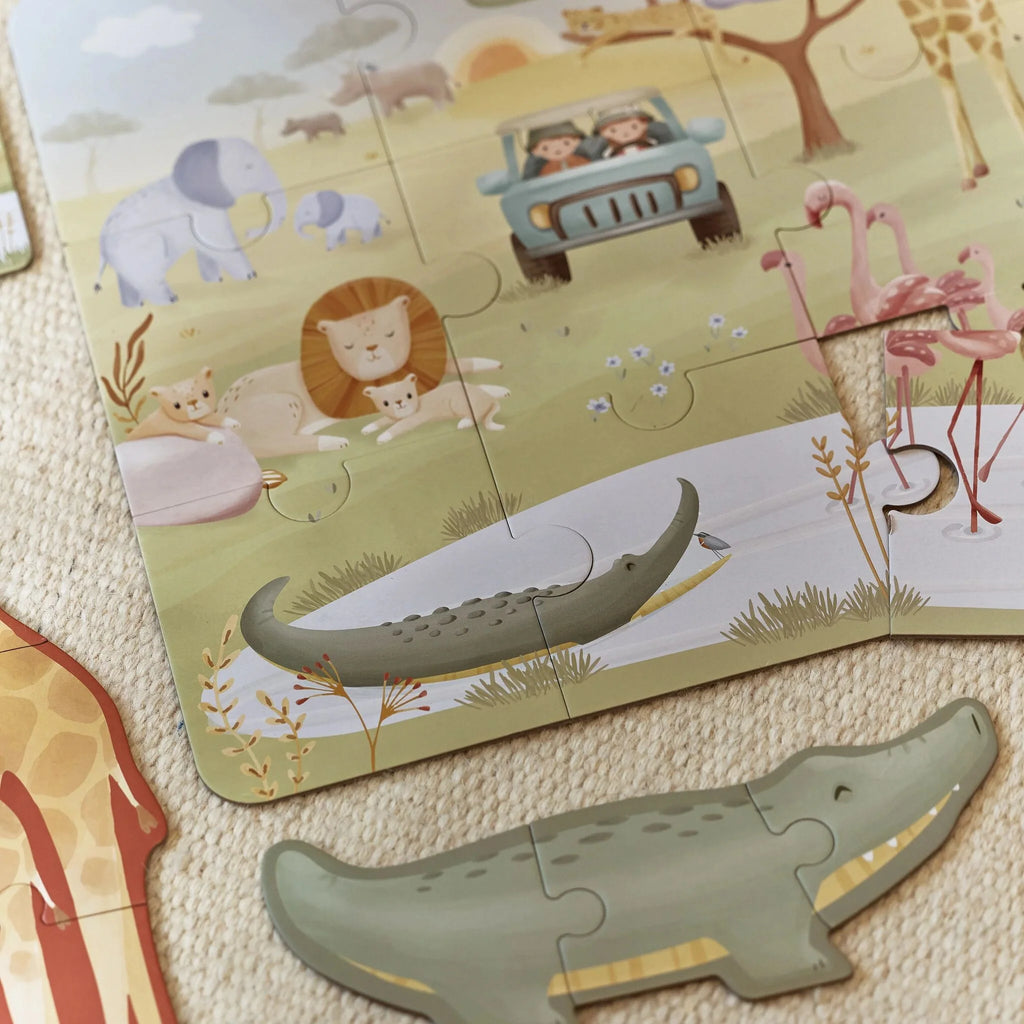 Little Dutch - Puzzle  6 In ! Savana Friends