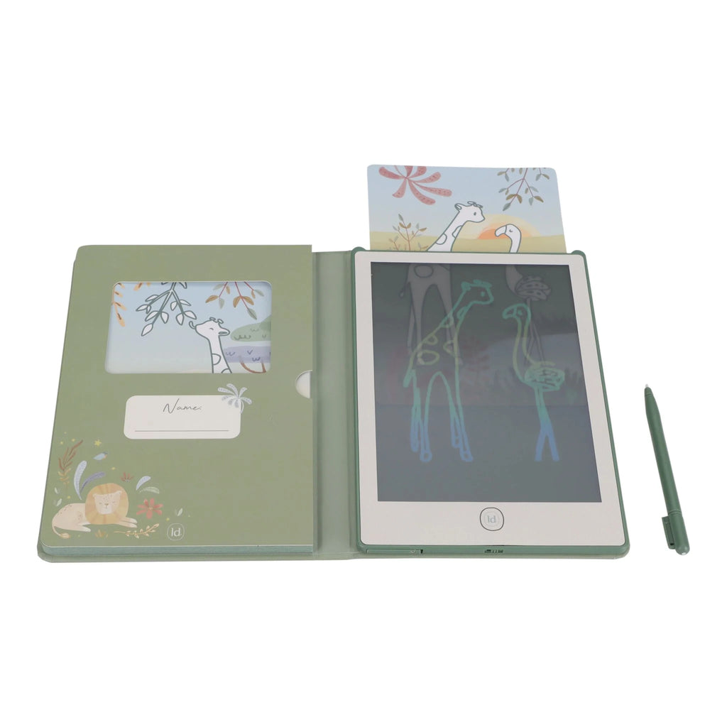 Little Dutch- Mini lavagna Da Disegno -Verde Savana Friends