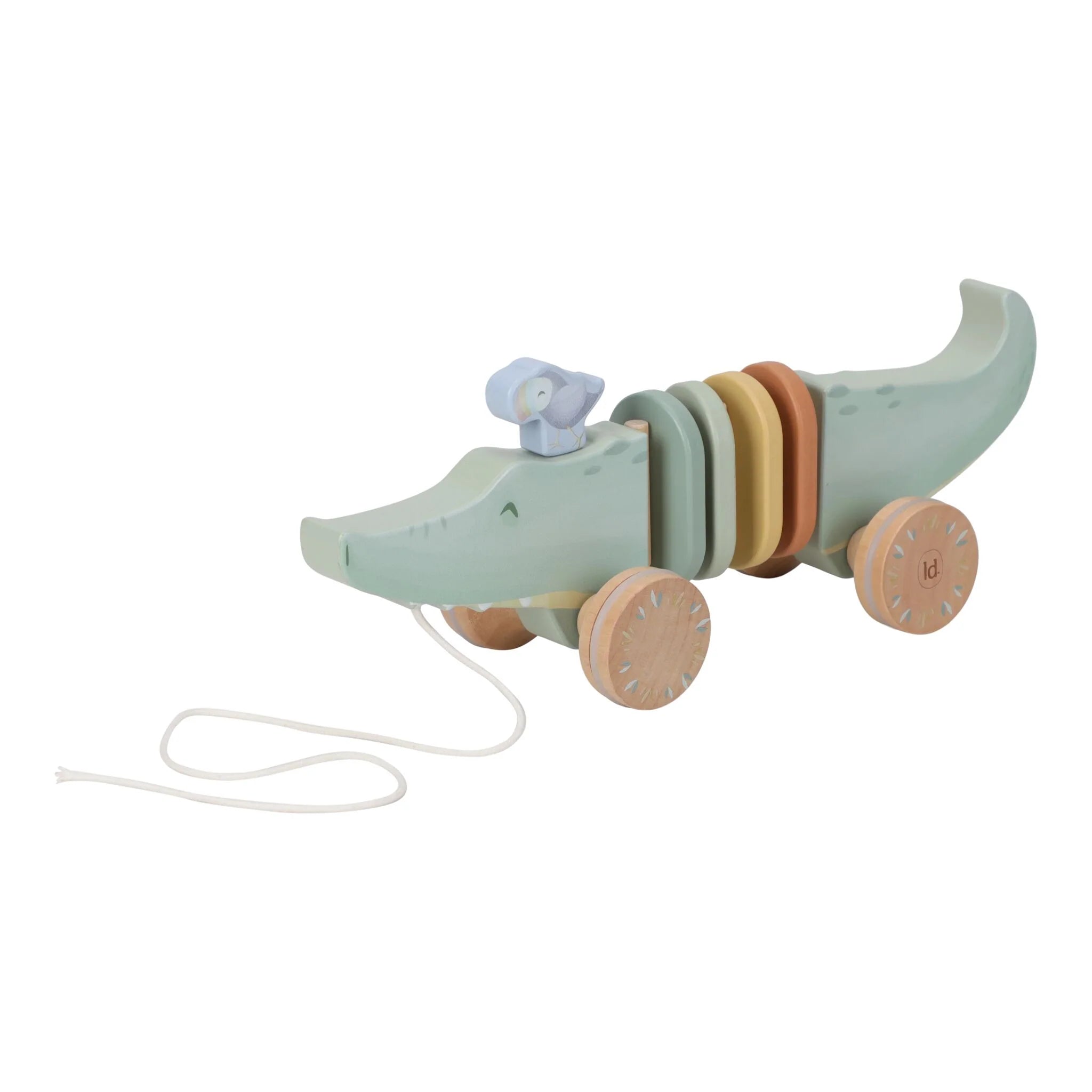 Little Dutch - Coccodrillo In Legno Da Tirare