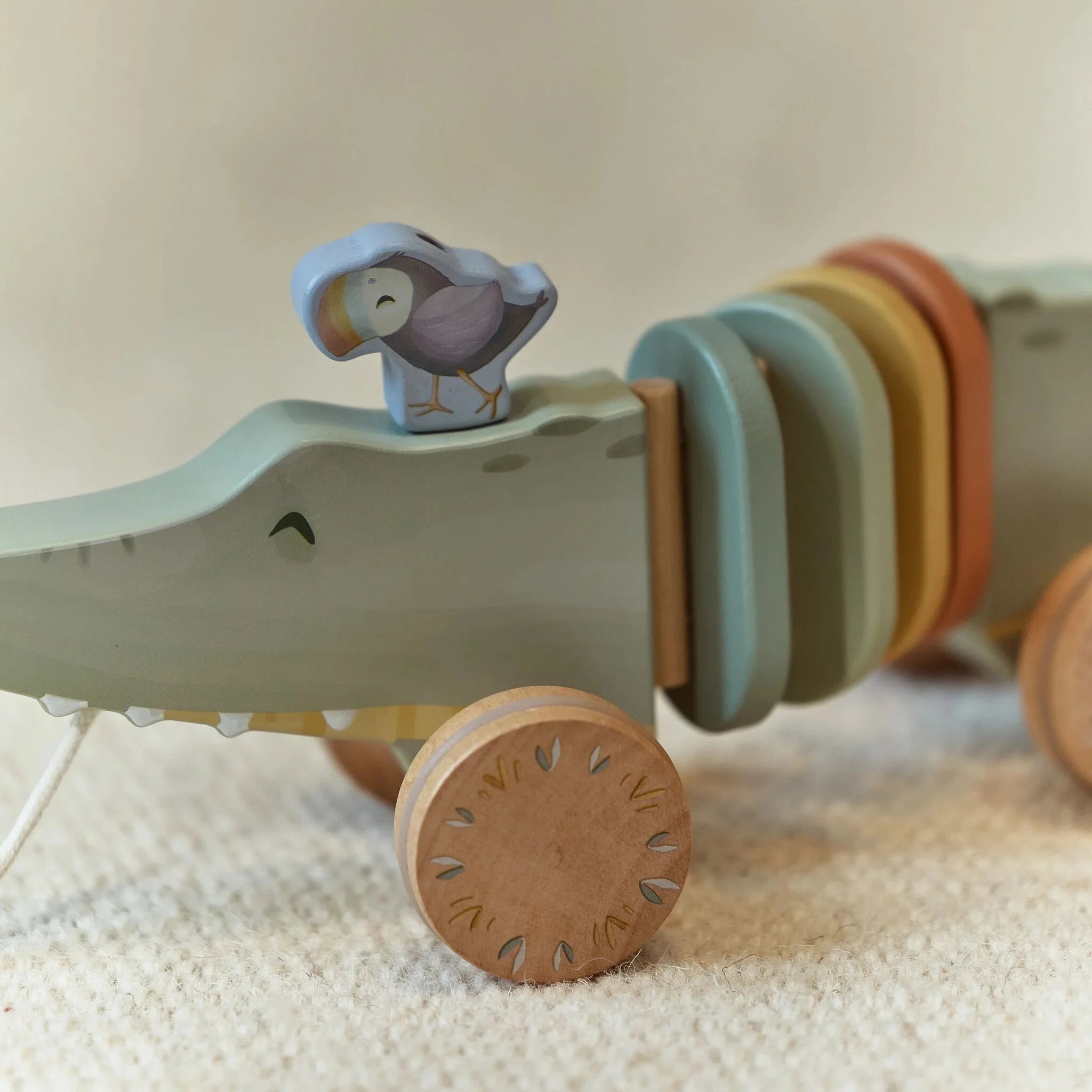 Little Dutch - Coccodrillo In Legno Da Tirare