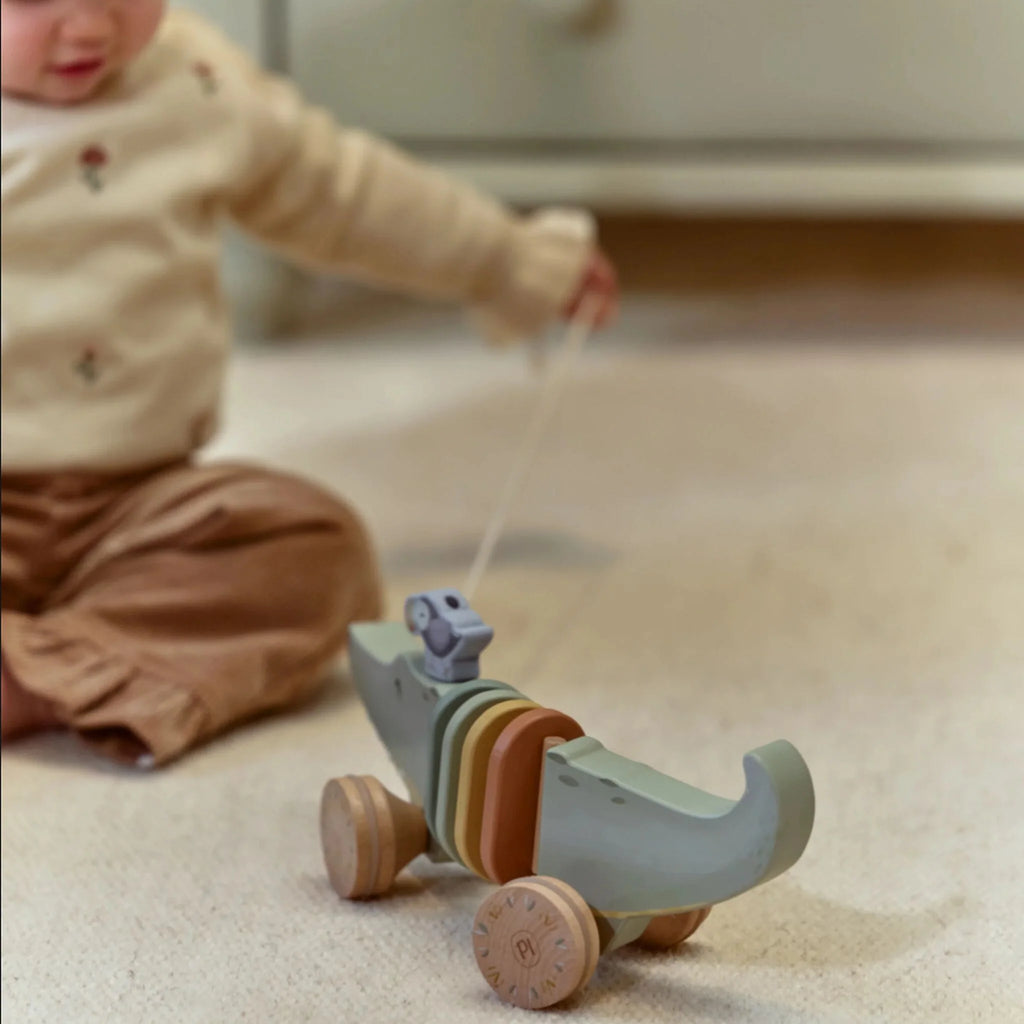 Little Dutch - Coccodrillo In Legno Da Tirare