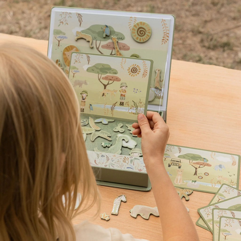 Little Dutch - Puzzle Magnetico Animali Della Savana