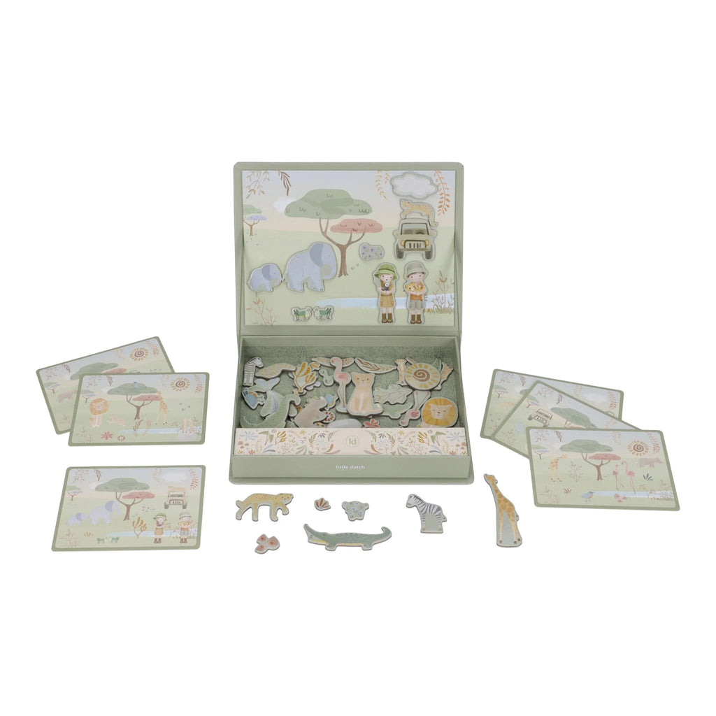 Little Dutch - Puzzle Magnetico Animali Della Savana