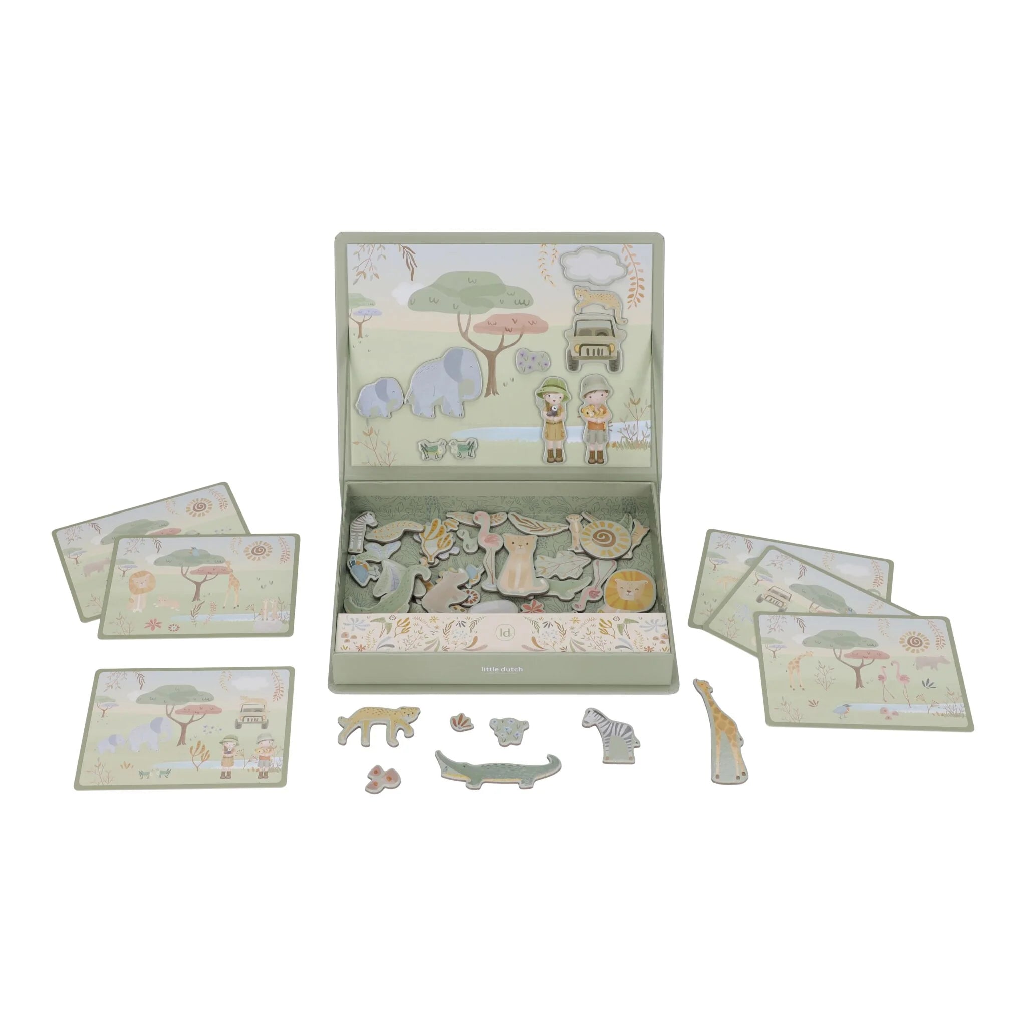 Little Dutch - Puzzle Magnetico Animali Della Savana