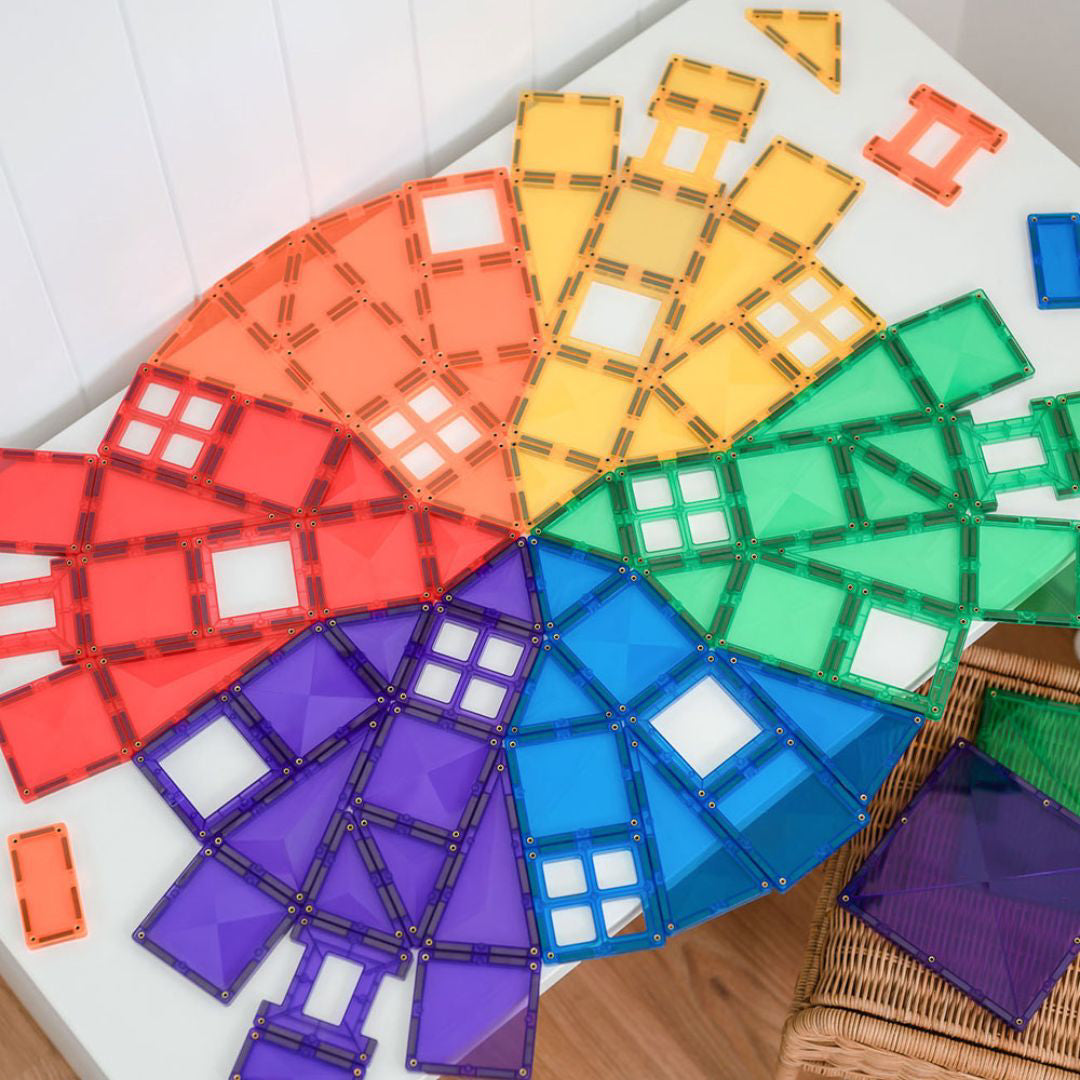 Connetix- Rainbow Creative Pack 102 pezzi-Tessere Magnetiche