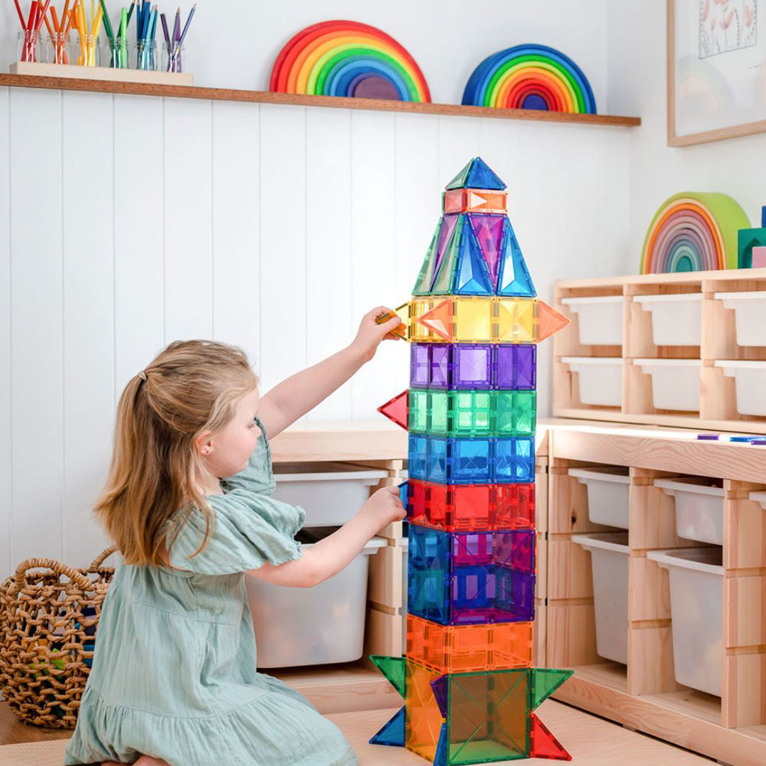 Connetix- Rainbow Creative Pack 102 pezzi-Tessere Magnetiche