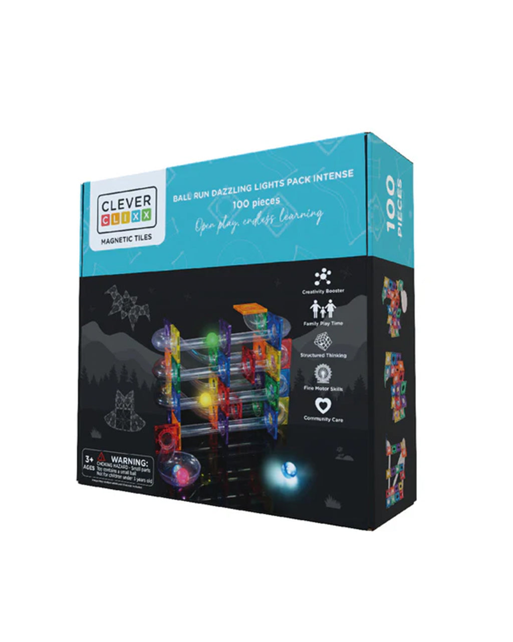 Clever Clixx - 100 Pezzi – Discesa – Palle Luminose