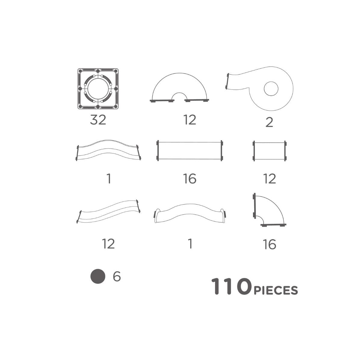 Clever Clixx - 110 Pezzi – Costruzioni Magnetiche Pastello
