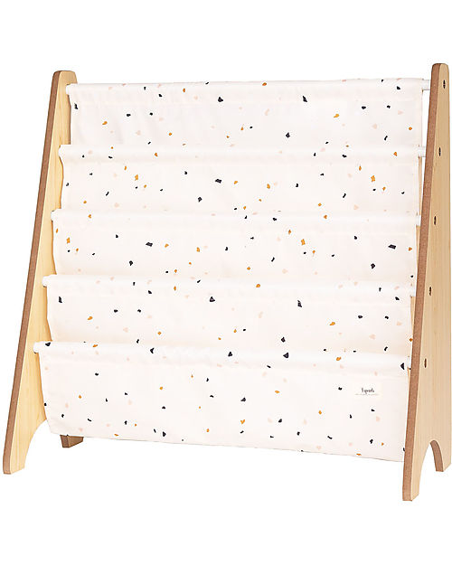 3 sprtuos - Libreria Montessoriana Da Pavimento -Terrazzo Crema
