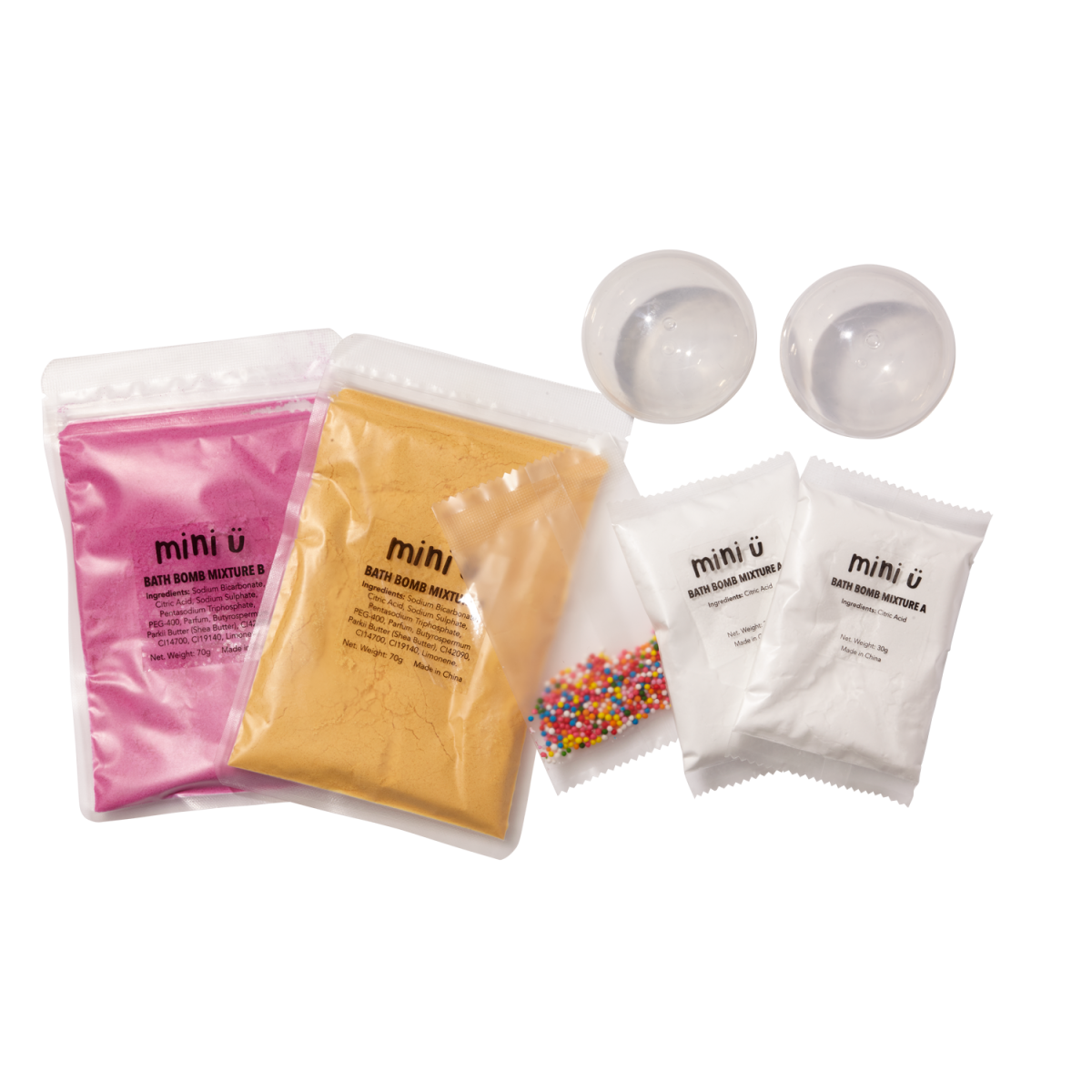 Mini u-Kit Per Bombe Da Bagno