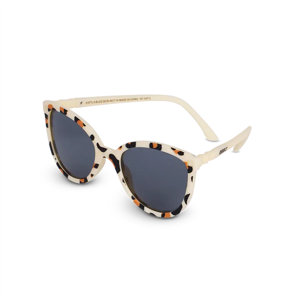 KI ET LA-Occhiali da sole Buzz Cream Leopard per ragazzi