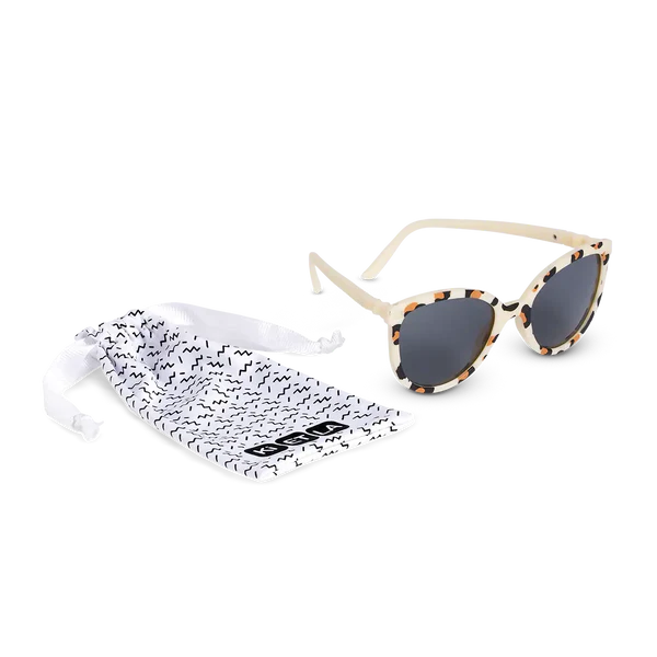 KI ET LA-Occhiali da sole Buzz Cream Leopard per ragazzi