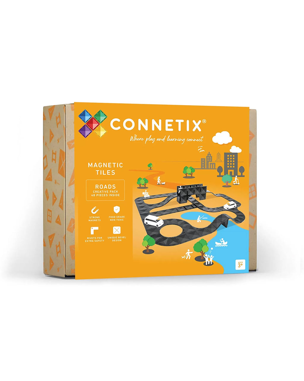 Connetix - 48 Pezzi - Tessere Magnetiche
