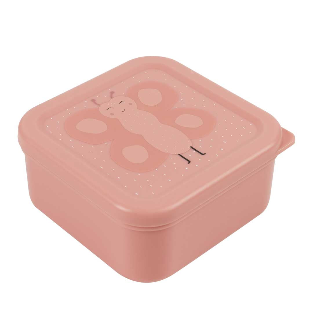 Trixie - Scatola porta snack impilabile – 3 pezzi – Signora Farfalla