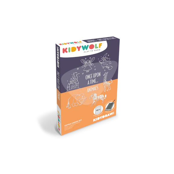 KidyWolf - Ricarica KIDYDRAW-MINI Carte- Animali \ \Mondo Fatato